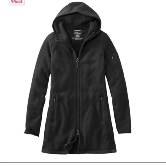 L.L.Bean Sweater Fleece Coat Size
Large Black - Picture 1 of 6